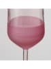 Boltze Sektglas "Moluna" in Rosa - (H)23 cm