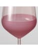 Boltze Kieliszek "Moluna" w kolorze jasnoróżowym do wina - wys. 22 x Ø 9 cm