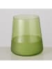 Boltze Trinkglas ''Moluna'' in Grün - (H)10,5 x Ø 9 cm