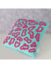 Boltze Kissen "Swirla" in Türkis/ Pink - (L)45 x (B)45 cm