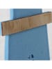 Boltze 3er-Set: Dekoaufsteller "Coasty" in Grau/ Hellblau - (H)44,4 cm