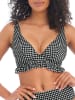 Freya Bikini-Oberteil "Check In" in Schwarz/ Weiß