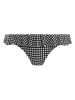 Freya Bikini-Hose "Check In" in Schwarz/ Weiß
