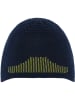 Eisbär Beanie "Active Warm" in Dunkelblau/ Limette