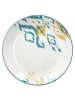 Andrea Fontebasso 1760 18-delig tafelservies "Moon Dizzle" wit/turquoise/geel
