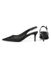 loft37 Leder-Slingpumps in Schwarz