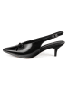 loft37 Leren pumps zwart
