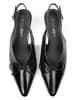 loft37 Leder-Pumps in Schwarz
