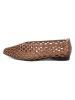 loft37 Leder-Ballerinas in Braun
