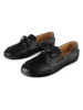 loft37 Leder-Mokassins in Schwarz