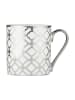 BIA INTERNATIONAL Kubek jumbo "Links" w kolorze srebrnym - 400 ml