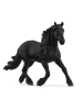 Schleich Figurka "Frisian Stallion" w kolorze czarnym do zabawy - 5+
