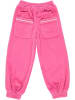 Småfolk Velours-sweatbroek roze