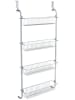 Wenko Türregal  in Silber - (B)50 x (H)109 x (T)14 cm
