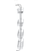 Wenko Deurkast zilverkleurig - (B)50 x (H)109 x (D)14 cm