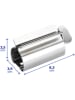 Wenko 3-delige set: tubeklemmen zilverkleurig - (H)8,3 cm