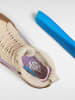 Vans Skórzane sneakersy "Sk8-Hi" w kolorze beżowo-fioletowym