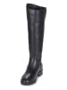 Unisa Leder-Stiefel in Schwarz