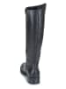 Unisa Leder-Stiefel in Schwarz