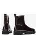Unisa Leder-Boots "Faye" in Schwarz