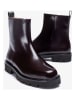 Unisa Leder-Boots "Faye" in Schwarz