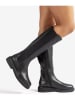 Unisa Leder-Stiefel in Schwarz