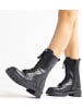 Unisa Leder-Boots "Gloria" in Schwarz