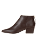 Unisa Leder-Ankleboots in Braun