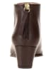 Unisa Leder-Ankleboots in Braun