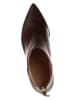 Unisa Leder-Ankleboots in Braun