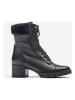 Unisa Leder-Stiefeletten in Schwarz