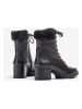 Unisa Leder-Stiefeletten in Schwarz