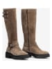 Unisa Leder-Stiefel in Braun