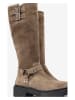 Unisa Leder-Stiefel in Braun