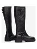 Unisa Leder-Stiefel in Schwarz