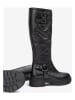 Unisa Leder-Stiefel in Schwarz