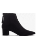 Unisa Leren enkelboots zwart