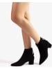 Unisa Leren enkelboots zwart