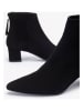 Unisa Leder-Ankle-Boots in Schwarz