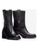Unisa Leder-Boots "Julen" in Schwarz
