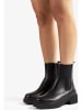 Unisa Leder-Chelsea-Boots in Schwarz