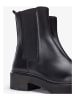 Unisa Leder-Chelsea-Boots in Schwarz
