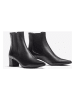 Unisa Leder-Chelsea-Boots "Jurik" in Schwarz