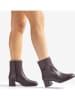 Unisa Leder-Stiefeletten in Braun