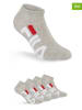 Fila 4er-Set Socken in Grau