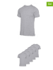 Fila 5er-Set Shirts in Grau