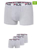 Fila 3er-Set Boxershorts in Grau