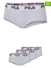 Fila 3er-Set Pantys in Grau/ Weiß