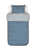 Marc O'Polo Beddengoedset "Monogram" blauw/lichtblauw