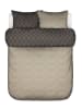 Marc O'Polo Satijnen beddengoedset "Sillia" beige/bruin